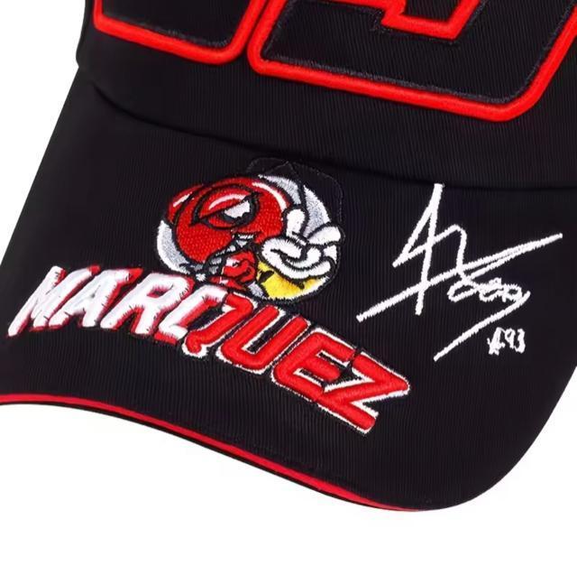 帽子/キャップ『マルク・マルケス #93  サイン刺繍 moto-GP 黒』新品 < 男性ファッション  帽子/キャップ『マルク・マルケス #93  サイン刺繍 moto-GP 黒』新品 < 男性ファッションの