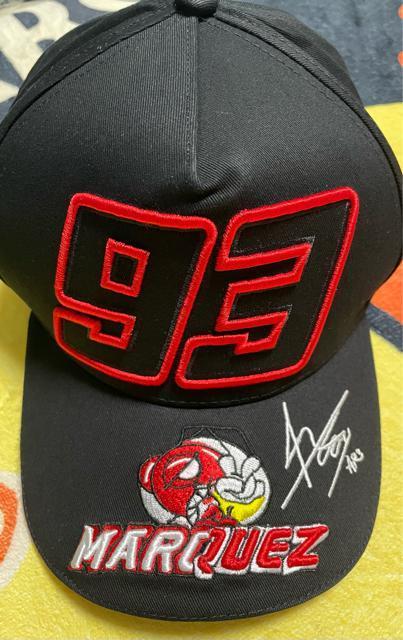 帽子/キャップ『マルク・マルケス #93  サイン刺繍 moto-GP 黒』新品 < 男性ファッション  帽子/キャップ『マルク・マルケス #93  サイン刺繍 moto-GP 黒』新品 < 男性ファッションの