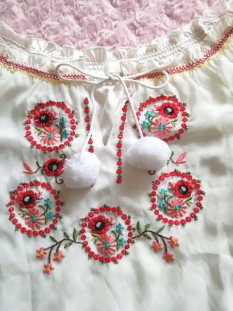 リズリサ*刺繍入りシフォンチュニック < ブランド  リズリサ*刺繍入りシフォンチュニック < ブランドの
