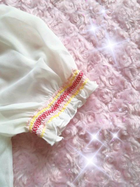 リズリサ*刺繍入りシフォンチュニック < ブランド  リズリサ*刺繍入りシフォンチュニック < ブランドの