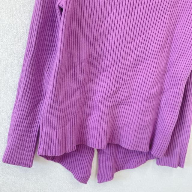 良品 &.NOSTALGIA バックスリットボトルネックリブニット M-L < 女性ファッション 良品 &.NOSTALGIA バックスリットボトルネックリブニット M-L < 女性ファッションの