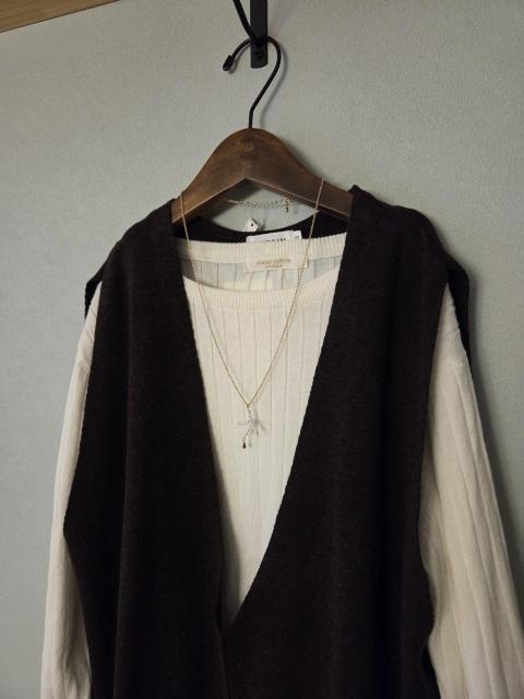 LEPSIM/ワンピ★ダークブラウンのベストワンピース/タグ付き新品♪ < ブランド LEPSIM/ワンピ★ダークブラウンのベストワンピース/タグ付き新品♪ < ブランドの