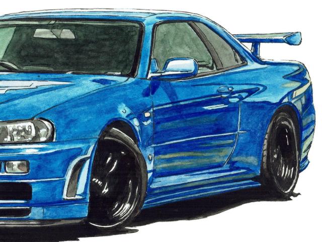 NC-734 GT-R/RS SS限定版画サイン額装作家平右ヱ門 < 自動車/バイク NC-734 GT-R/RS SS限定版画サイン額装作家平右ヱ門 < 自動車/バイク
