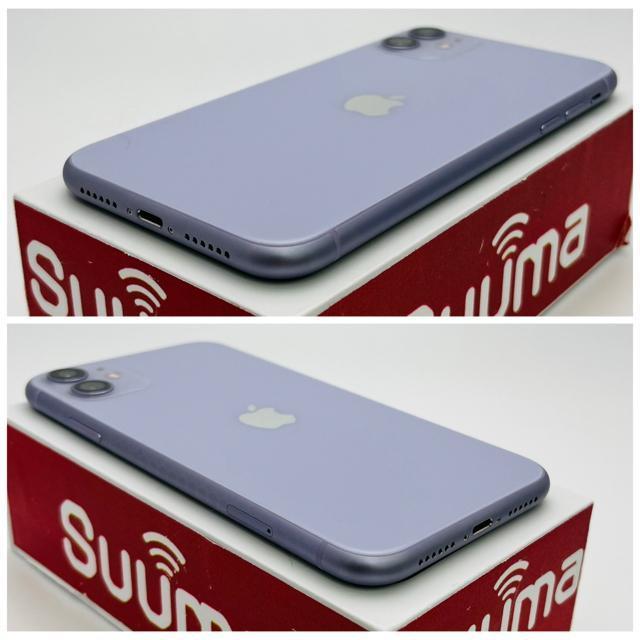 A 100% iPhone 11 128 GB SIMフリー パープル 本体 < 家電/AV A 100% iPhone 11 128 GB SIMフリー パープル 本体 < 家電/AVの