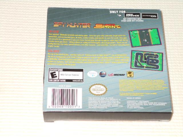 GBASPY HUNTER SUPER SPRINT CO({̓\)  Q[{/\tg 