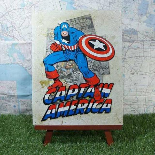 新品【ブリキ看板】Captain America/キャプテン・アメリカ Comic Cover < ホビー  新品【ブリキ看板】Captain America/キャプテン・アメリカ Comic Cover  < ホビーの