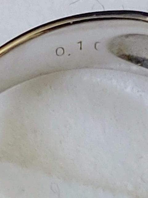 送料無料 未使用 刻印あり】K10WG ダイヤモンド0.10ct 9号 ティアラ リング 指輪 < 女性アクセサリー/時計 送料無料 未使用 刻印あり】K10WG ダイヤモンド0.10ct 9号 ティアラ リング 指輪 < 女性アクセサリー/時計の