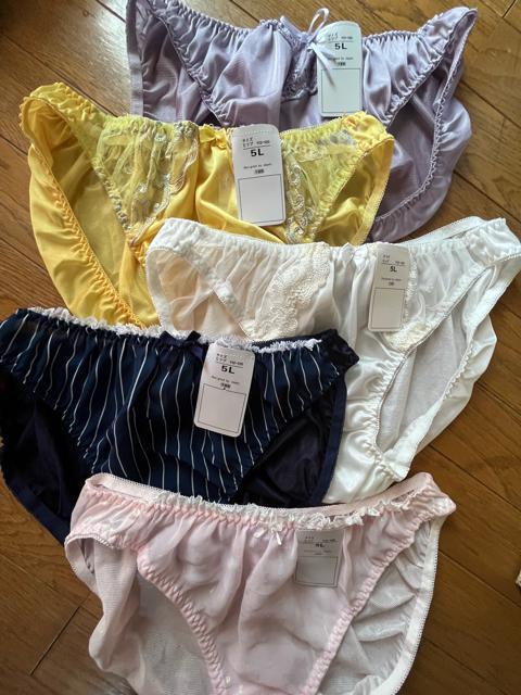 5Lサイズ!5枚セット!光沢ツルツル素材!シフォン使い!高貴品格!色とりどり!エレガント!ショーツ!No.キュート < 女性ファッション  5Lサイズ!5枚セット!光沢ツルツル素材!シフォン使い!高貴品格!色とりどり!エレガント!ショーツ!No.キュート  < 女性ファッションの