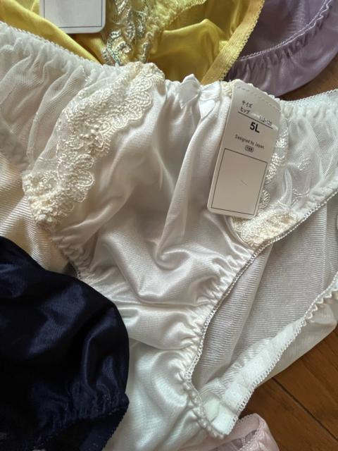 5Lサイズ!5枚セット!光沢ツルツル素材!シフォン使い!高貴品格!色とりどり!エレガント!ショーツ!No.キュート < 女性ファッション  5Lサイズ!5枚セット!光沢ツルツル素材!シフォン使い!高貴品格!色とりどり!エレガント!ショーツ!No.キュート < 女性ファッションの