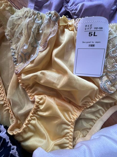 5Lサイズ!5枚セット!光沢ツルツル素材!シフォン使い!高貴品格!色とりどり!エレガント!ショーツ!No.キュート < 女性ファッション  5Lサイズ!5枚セット!光沢ツルツル素材!シフォン使い!高貴品格!色とりどり!エレガント!ショーツ!No.キュート < 女性ファッションの