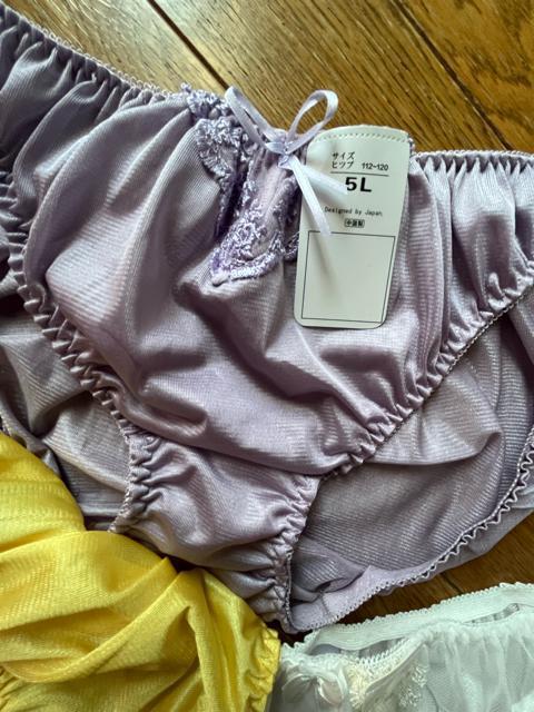 5Lサイズ!5枚セット!光沢ツルツル素材!シフォン使い!高貴品格!色とりどり!エレガント!ショーツ!No.キュート < 女性ファッション  5Lサイズ!5枚セット!光沢ツルツル素材!シフォン使い!高貴品格!色とりどり!エレガント!ショーツ!No.キュート < 女性ファッションの