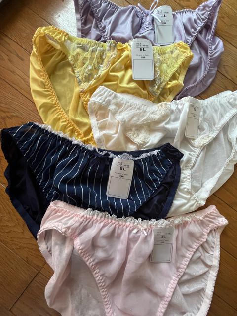 5Lサイズ!5枚セット!光沢ツルツル素材!シフォン使い!高貴品格!色とりどり!エレガント!ショーツ!No.キュート < 女性ファッション  5Lサイズ!5枚セット!光沢ツルツル素材!シフォン使い!高貴品格!色とりどり!エレガント!ショーツ!No.キュート < 女性ファッションの