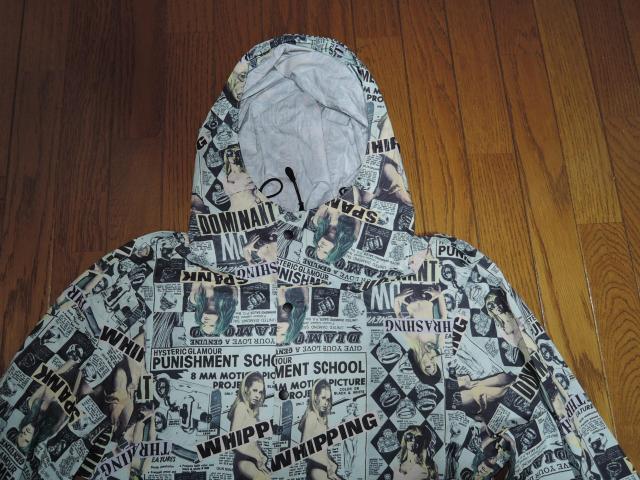 HYSTERIC GLAMOUR ヒステリックグラマー 薄手 マウンテンパーカー ナイロン ジャケット S マルチガール総柄フォト < ブランド  HYSTERIC GLAMOUR ヒステリックグラマー 薄手 マウンテンパーカー ナイロン ジャケット S マルチガール総柄フォト < ブランドの