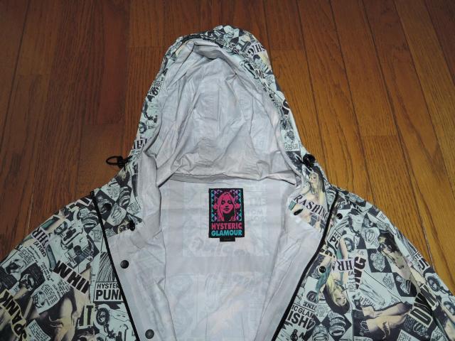 HYSTERIC GLAMOUR ヒステリックグラマー 薄手 マウンテンパーカー ナイロン ジャケット S マルチガール総柄フォト < ブランド  HYSTERIC GLAMOUR ヒステリックグラマー 薄手 マウンテンパーカー ナイロン ジャケット S マルチガール総柄フォト < ブランドの