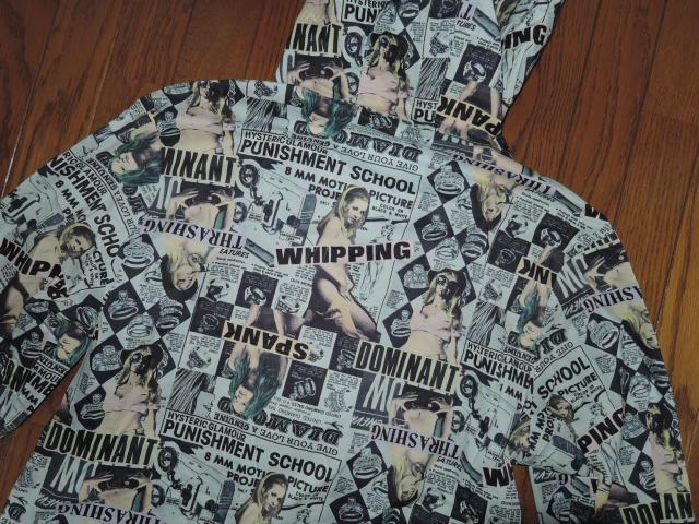 HYSTERIC GLAMOUR ヒステリックグラマー 薄手 マウンテンパーカー ナイロン ジャケット S マルチガール総柄フォト < ブランド  HYSTERIC GLAMOUR ヒステリックグラマー 薄手 マウンテンパーカー ナイロン ジャケット S マルチガール総柄フォト < ブランドの