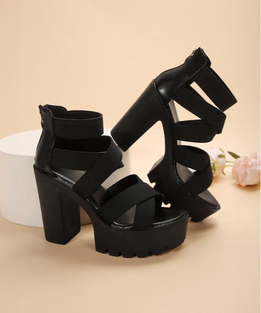送料無料 新品 ハイヒールサンダル 厚底 ブーツサンダル < 女性ファッション  送料無料 新品 ハイヒールサンダル 厚底 ブーツサンダル < 女性ファッションの