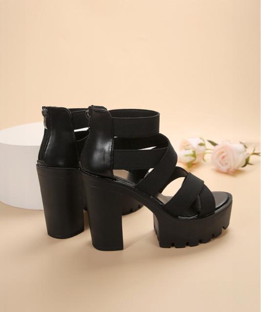 送料無料 新品 ハイヒールサンダル 厚底 ブーツサンダル < 女性ファッション  送料無料 新品 ハイヒールサンダル 厚底 ブーツサンダル < 女性ファッションの