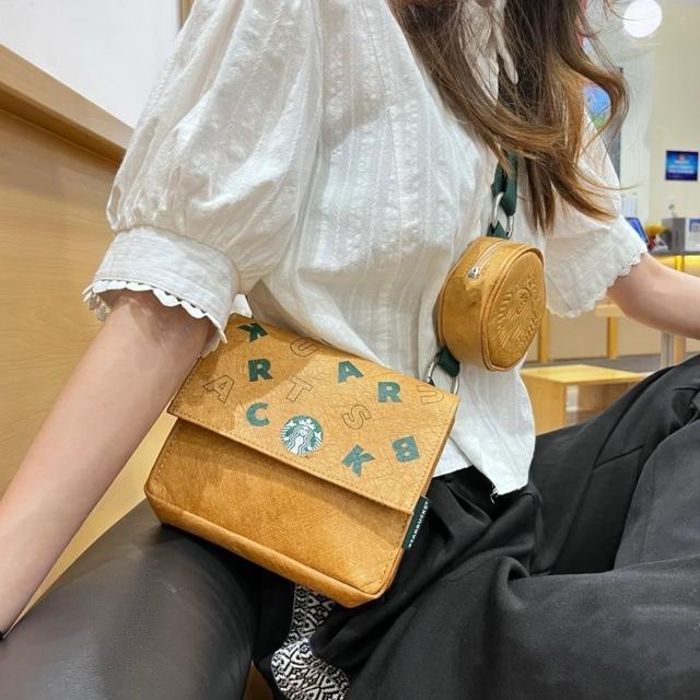 スターバックス海外限定 スタバ日本未発売トートバック ハンドバッグ 小物入れ イエロー < 女性ファッション  スターバックス海外限定 スタバ日本未発売トートバック ハンドバッグ 小物入れ イエロー < 女性ファッションの