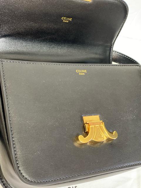 ��CELINE �Z���[�k�� �e�B�[�� �g���I���t �o�b�O �V���C�j�[�J�[�t�X�L�� �u���b�N / �V�����_�[�o�b�O/ �{��