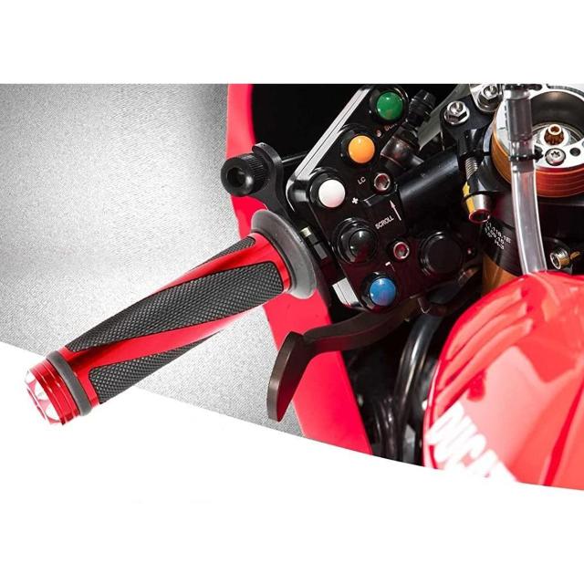 バイク カスタム トルネード ハンドルグリップ レッド アルミ 左右セット 原付 オートバイ ビッグスクーター 汎用 グリップ 赤 < 自動車/バイク バイク カスタム トルネード ハンドルグリップ レッド アルミ 左右セット 原付 オートバイ ビッグスクーター 汎用 グリップ 赤 < 自動車/バイク