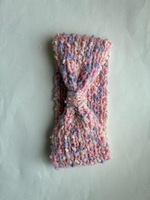 ハンドメイド ヘアバンド ターバン ピンク ふわふわポコポコ ガーリー < 女性ファッション  ハンドメイド ヘアバンド ターバン ピンク ふわふわポコポコ ガーリー < 女性ファッションの