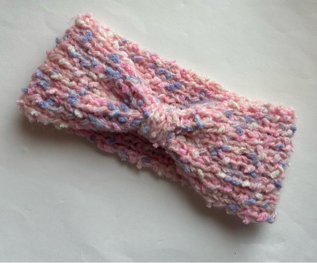 ハンドメイド ヘアバンド ターバン ピンク ふわふわポコポコ ガーリー < 女性ファッション  ハンドメイド ヘアバンド ターバン ピンク ふわふわポコポコ ガーリー < 女性ファッションの