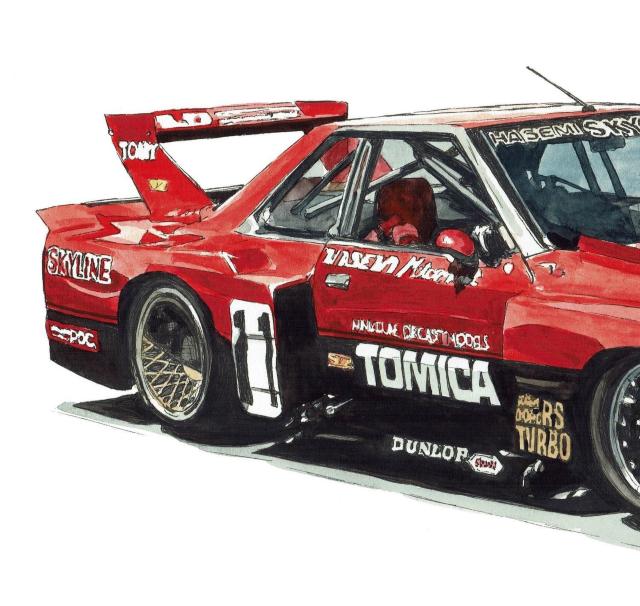 NC-738 GT-R/RSターボSS限定版画サイン額装作家平右ヱ門 < 自動車/バイク NC-738 GT-R/RSターボSS限定版画サイン額装作家平右ヱ門 < 自動車/バイク