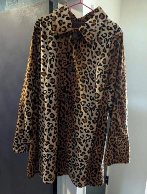 レオパード/ 豹柄/ヒョウ柄/コート/柄物/ジャケット/XL/ストリート/ROCK/ロック/PUNK/パンク/アメカジ/古着 < 男性ファッション レオパード/ 豹柄/ヒョウ柄/コート/柄物/ジャケット/XL/ストリート/ROCK/ロック/PUNK/パンク/アメカジ/古着 < 男性ファッションの