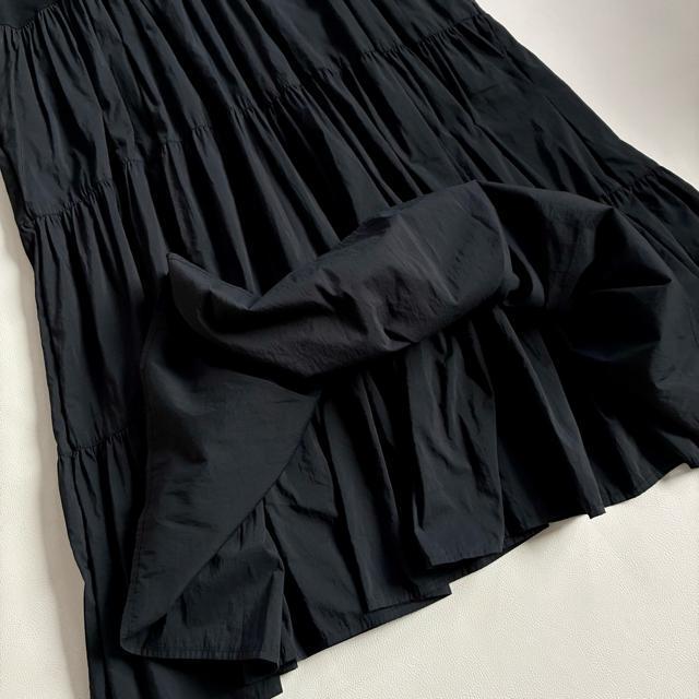 ◆美品◆ビアズリー◆3.8万◆カットコンビティアードワンピース◆黒◆ロング◆F < ブランド ◆美品◆ビアズリー◆3.8万◆カットコンビティアードワンピース◆黒◆ロング◆F < ブランドの