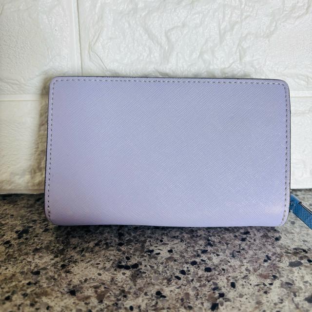 kate spade ケイトスペード 二つ折り財布 ウォレット パープル コンパクト レザー < 女性ファッション kate spade ケイトスペード 二つ折り財布 ウォレット パープル コンパクト レザー < 女性ファッションの