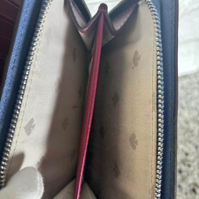 kate spade ケイトスペード 二つ折り財布 ウォレット パープル コンパクト レザー < 女性ファッション kate spade ケイトスペード 二つ折り財布 ウォレット パープル コンパクト レザー < 女性ファッションの