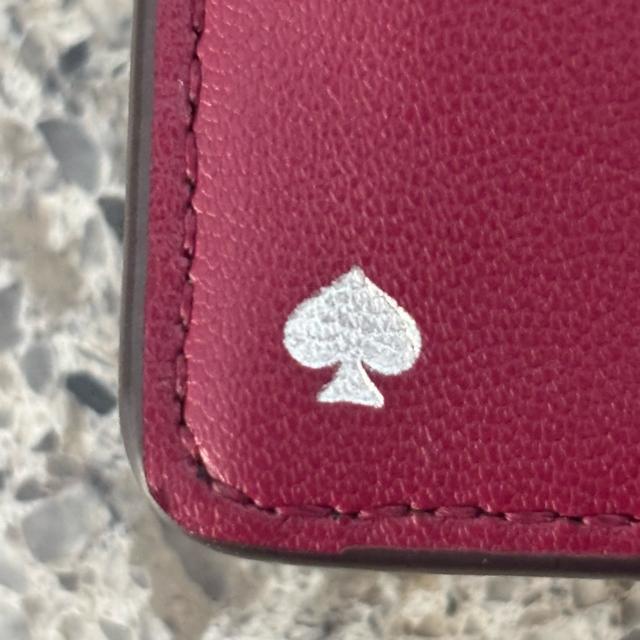 kate spade ケイトスペード 二つ折り財布 ウォレット パープル コンパクト レザー < 女性ファッション kate spade ケイトスペード 二つ折り財布 ウォレット パープル コンパクト レザー < 女性ファッションの