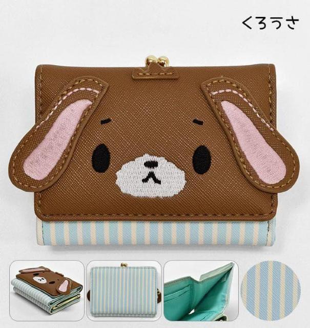 シュガーバニーズ くろうさ 財布 ダイカット 口金財布 がま口 三つ折り < 女性ファッション シュガーバニーズ くろうさ 財布 ダイカット 口金財布 がま口 三つ折り < 女性ファッションの