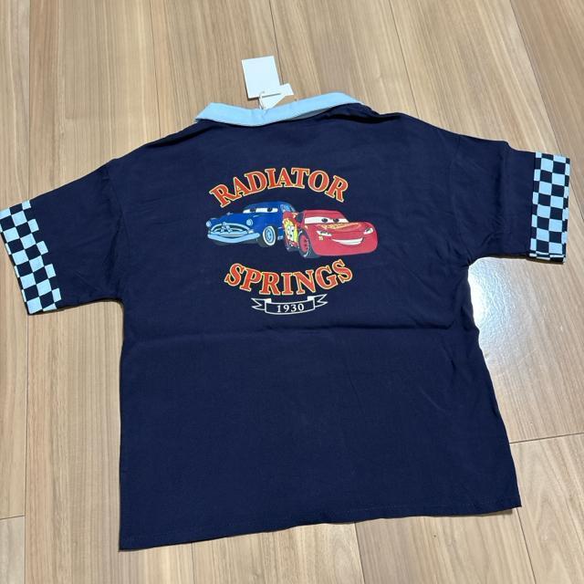 新品未使用110サイズ 半袖シャツ ディズニーカーズ ネイビー 柔らか生地 < キッズ/ベビー 新品未使用110サイズ 半袖シャツ ディズニーカーズ ネイビー 柔らか生地 < キッズ/ベビーの