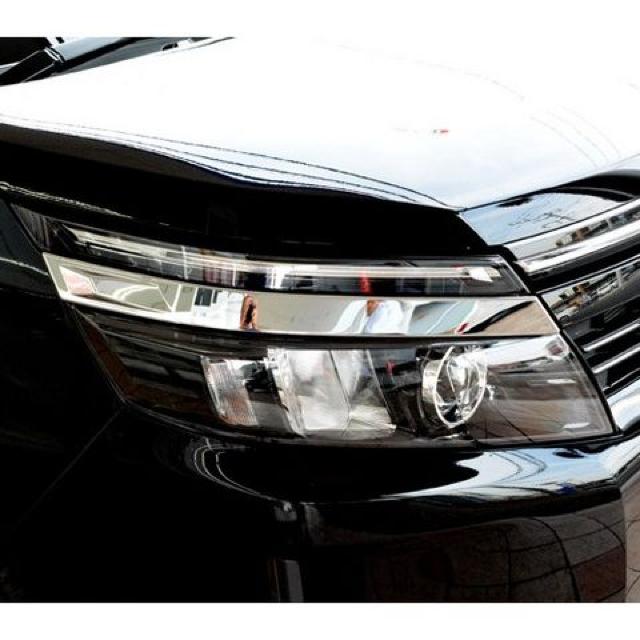 トヨタ ヴォクシー VOXY 80系 デザインカット メッキ ヘッドライト カバー ガーニッシュ < 自動車/バイク トヨタ ヴォクシー VOXY 80系 デザインカット メッキ ヘッドライト カバー ガーニッシュ < 自動車/バイク