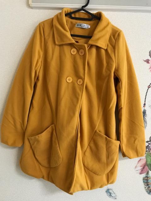 ☆新品☆ふんわり可愛い☆薄手イエローコート < 女性ファッション  ☆新品☆ふんわり可愛い☆薄手イエローコート  < 女性ファッションの