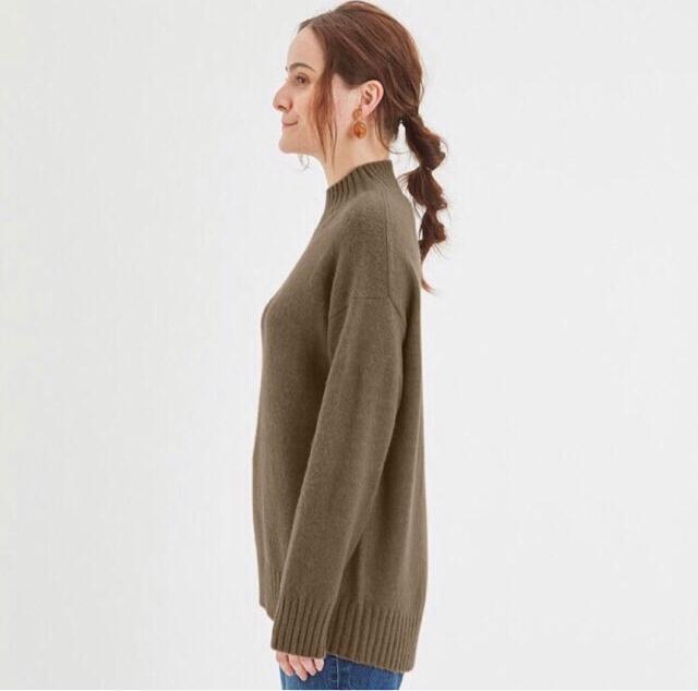 GU オーバーサイズハイネックニットチュニック < ブランド  GU オーバーサイズハイネックニットチュニック < ブランドの