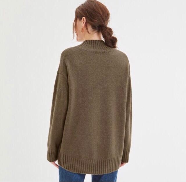 GU オーバーサイズハイネックニットチュニック < ブランド  GU オーバーサイズハイネックニットチュニック < ブランドの