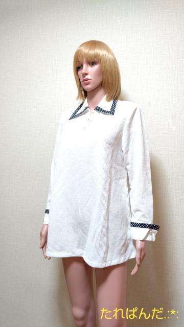 新品タグ付☆PASOAL☆綺麗なビジュ釦×切替AラインのニットT255☆3点で即落 < 女性ファッション  新品タグ付☆PASOAL☆綺麗なビジュ釦×切替AラインのニットT255☆3点で即落 < 女性ファッションの