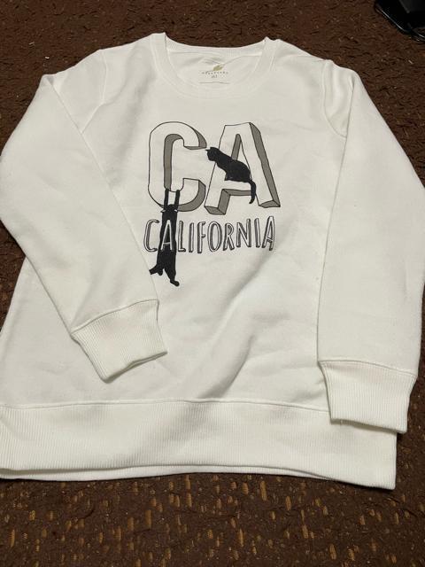 カリフォルニア CALIFORNIA トレーナー スウェット ホワイト < 女性ファッション カリフォルニア CALIFORNIA トレーナー スウェット ホワイト < 女性ファッションの