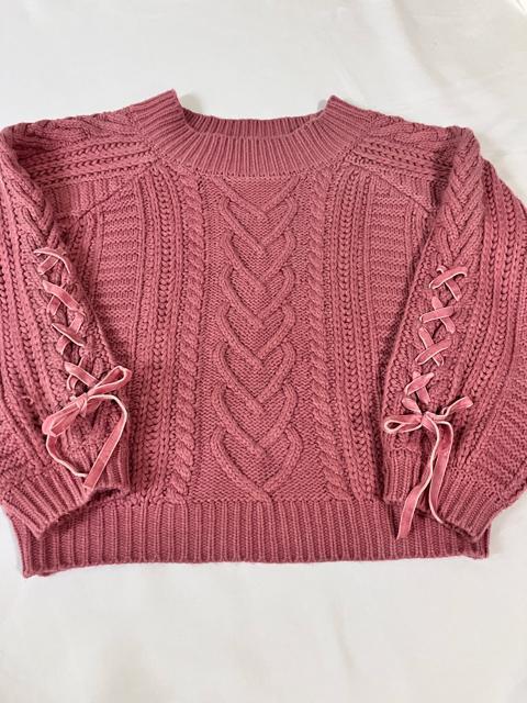 INGNI 袖リボン付 ニット セーター レディース ピンク ハート < ブランド INGNI 袖リボン付 ニット セーター レディース ピンク ハート < ブランドの