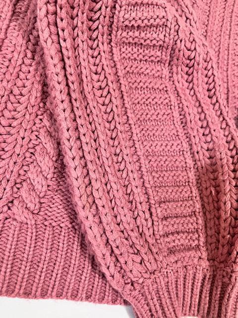 INGNI 袖リボン付 ニット セーター レディース ピンク ハート < ブランド INGNI 袖リボン付 ニット セーター レディース ピンク ハート < ブランドの