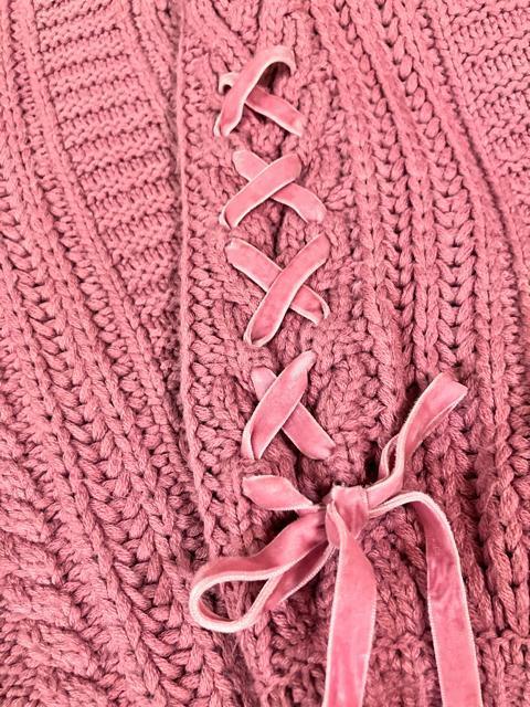 INGNI 袖リボン付 ニット セーター レディース ピンク ハート < ブランド INGNI 袖リボン付 ニット セーター レディース ピンク ハート < ブランドの