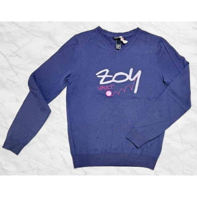 ZOYゾーイVネックセーター紺#38 < レジャー/スポーツ ZOYゾーイVネックセーター紺#38 < レジャー/スポーツの