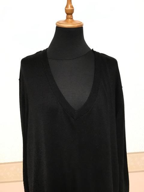 衣類  H&M  Vレーヨンニット黒 < 女性ファッション  衣類  H&M  Vレーヨンニット黒 < 女性ファッションの