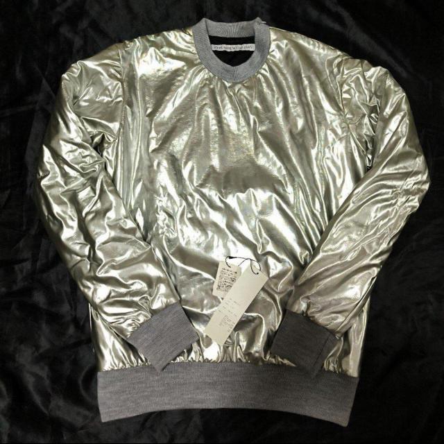 新品タグ付属★ジョンローレンスサリバン★シルバーメタリック/ウールニット < 男性ファッション 新品タグ付属★ジョンローレンスサリバン★シルバーメタリック/ウールニット < 男性ファッションの