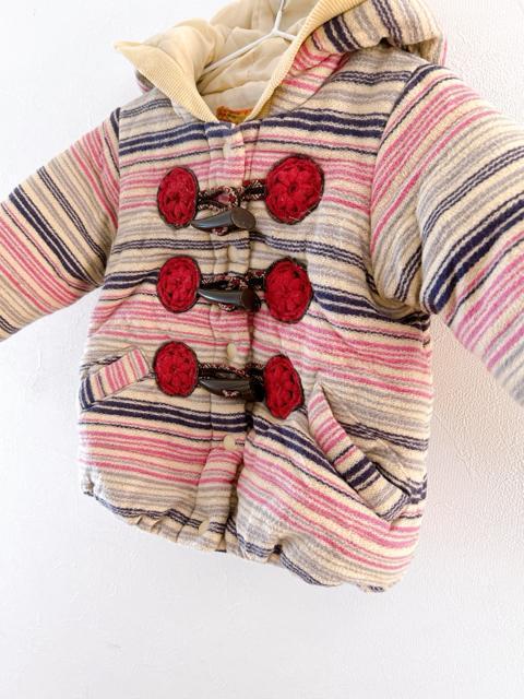 【Winpie 】中綿コート 80cm ベビー ダッフル風 アウター < キッズ/ベビー 【Winpie 】中綿コート 80cm ベビー ダッフル風 アウター < キッズ/ベビーの