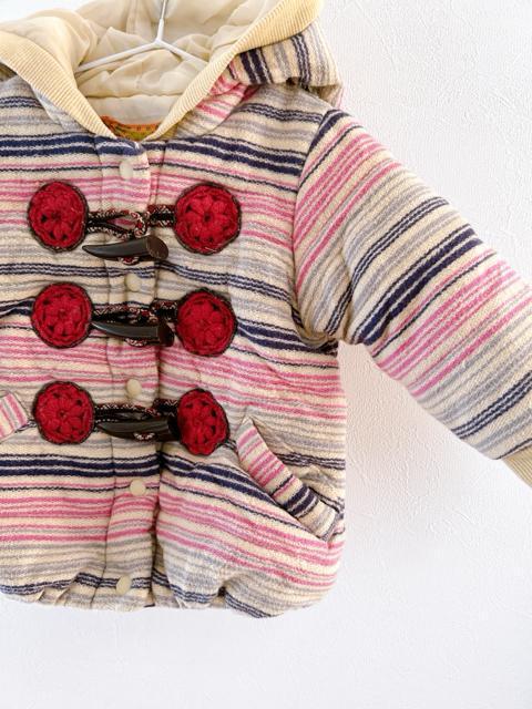 【Winpie 】中綿コート 80cm ベビー ダッフル風 アウター < キッズ/ベビー 【Winpie 】中綿コート 80cm ベビー ダッフル風 アウター < キッズ/ベビーの