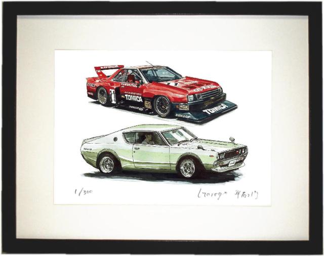 NC-742 RS SS/GT-R限定版画サイン額装作家平右ヱ門 < 自動車/バイク NC-742 RS SS/GT-R限定版画サイン額装作家平右ヱ門 < 自動車/バイク