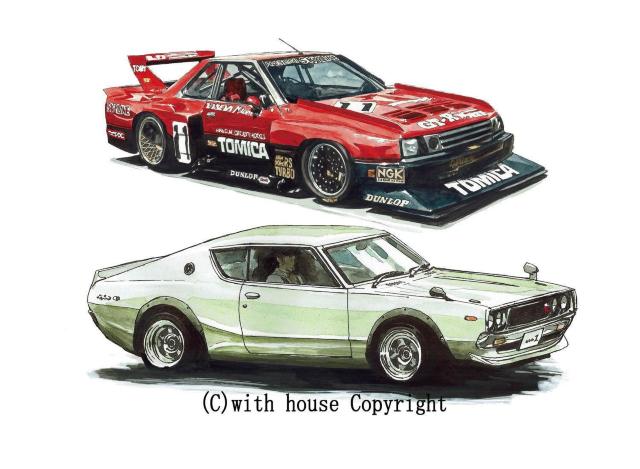 NC-742 RS SS/GT-R限定版画サイン額装作家平右ヱ門 < 自動車/バイク NC-742 RS SS/GT-R限定版画サイン額装作家平右ヱ門 < 自動車/バイク